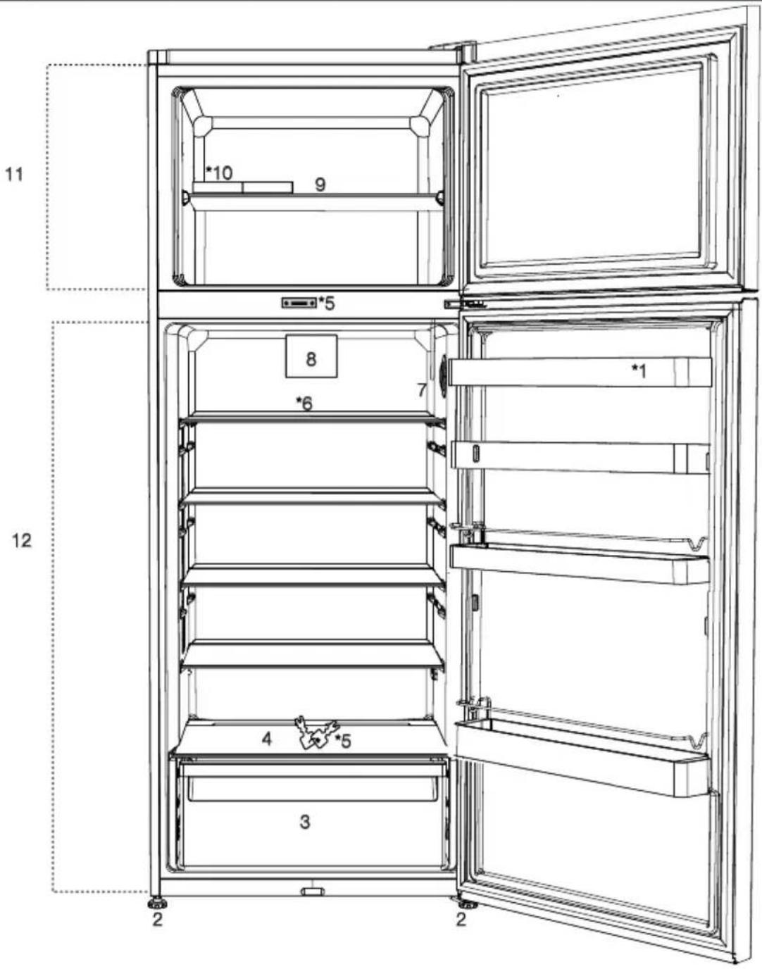 BEKO RDSE465K40SN - Ψυγείο - 1