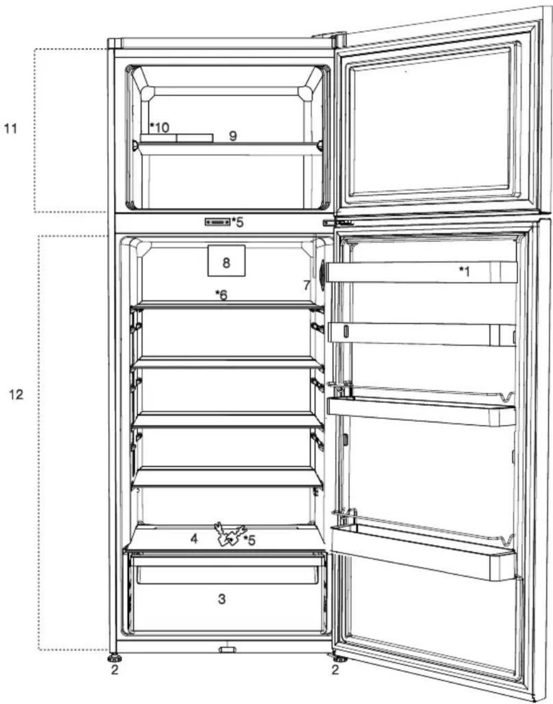 BEKO RDSE465K40SN - Votre réfrigérateur - 1