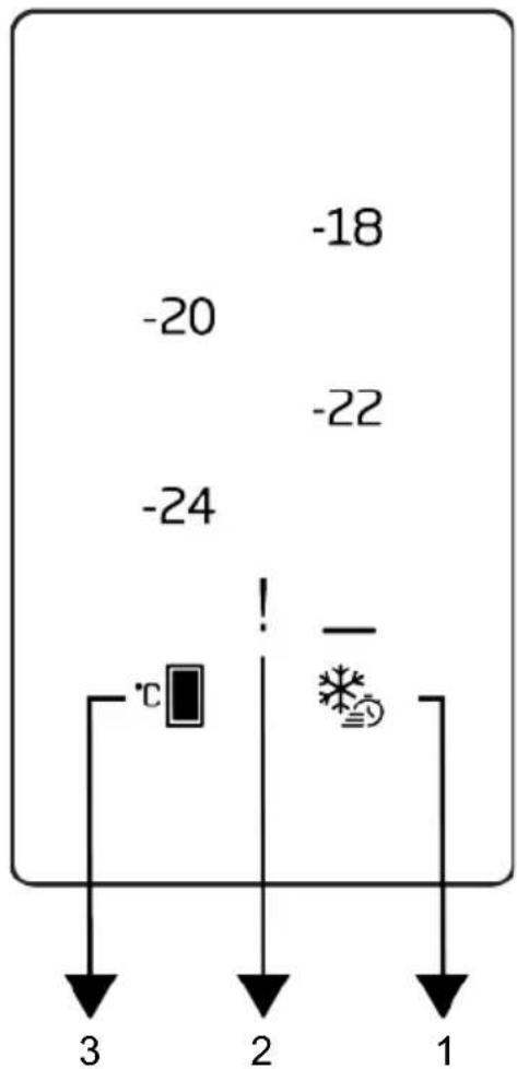 BEKO BR3XRFNE274W1 - Panneau de contrôle du produit - 1