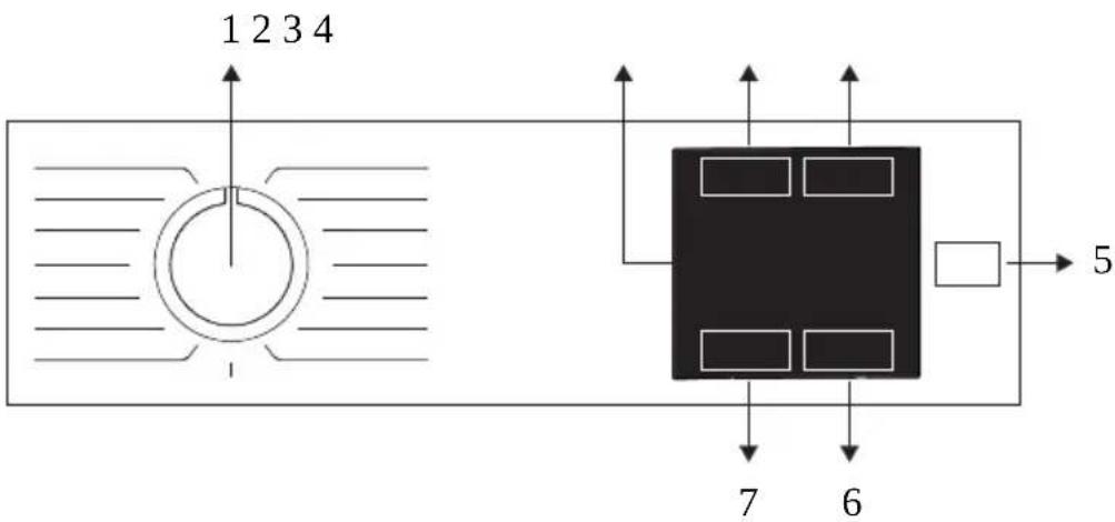 BEKO BM3WFU3741W - Panneau de commande - 1