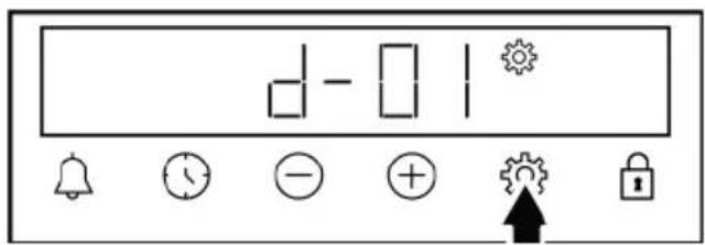 BEKO BBISM13300XPE-1 - Setting the display brightness - 1