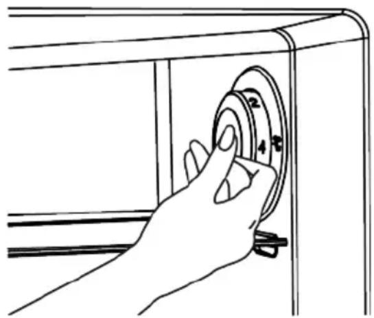 BEKO B1RDNE504XB - Bouton de réglage de température - 2