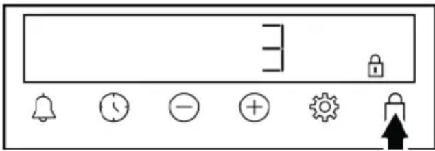 BEKO BBIM13301XPE-1 - Activating the key lock - 1