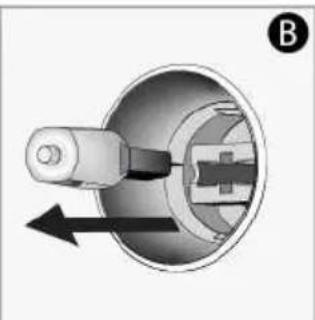 BEKO BBIM18300XMPF - Replacing the oven lamp - 5