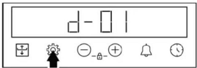 BEKO BBIM18300XMPF - Setting the display brightness - 1