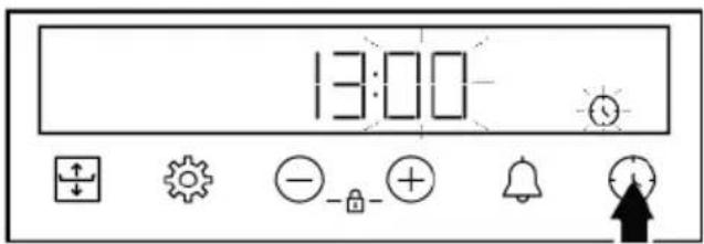 BEKO BBIM18300XMPF - Changing the time of day - 2