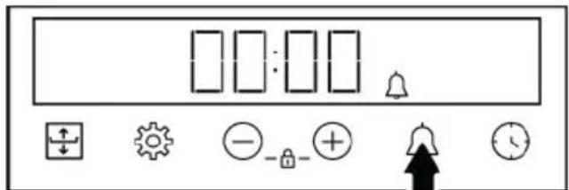 BEKO BBIM18300XMPF - Setting the alarm - 2