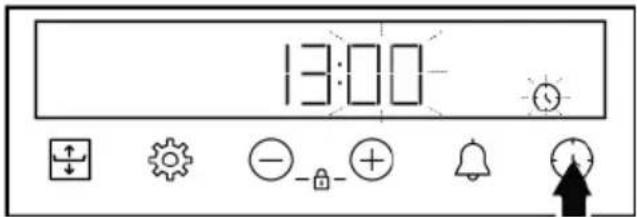 BEKO BBIM18300XMPF - Modification de l'heure du jour - 2