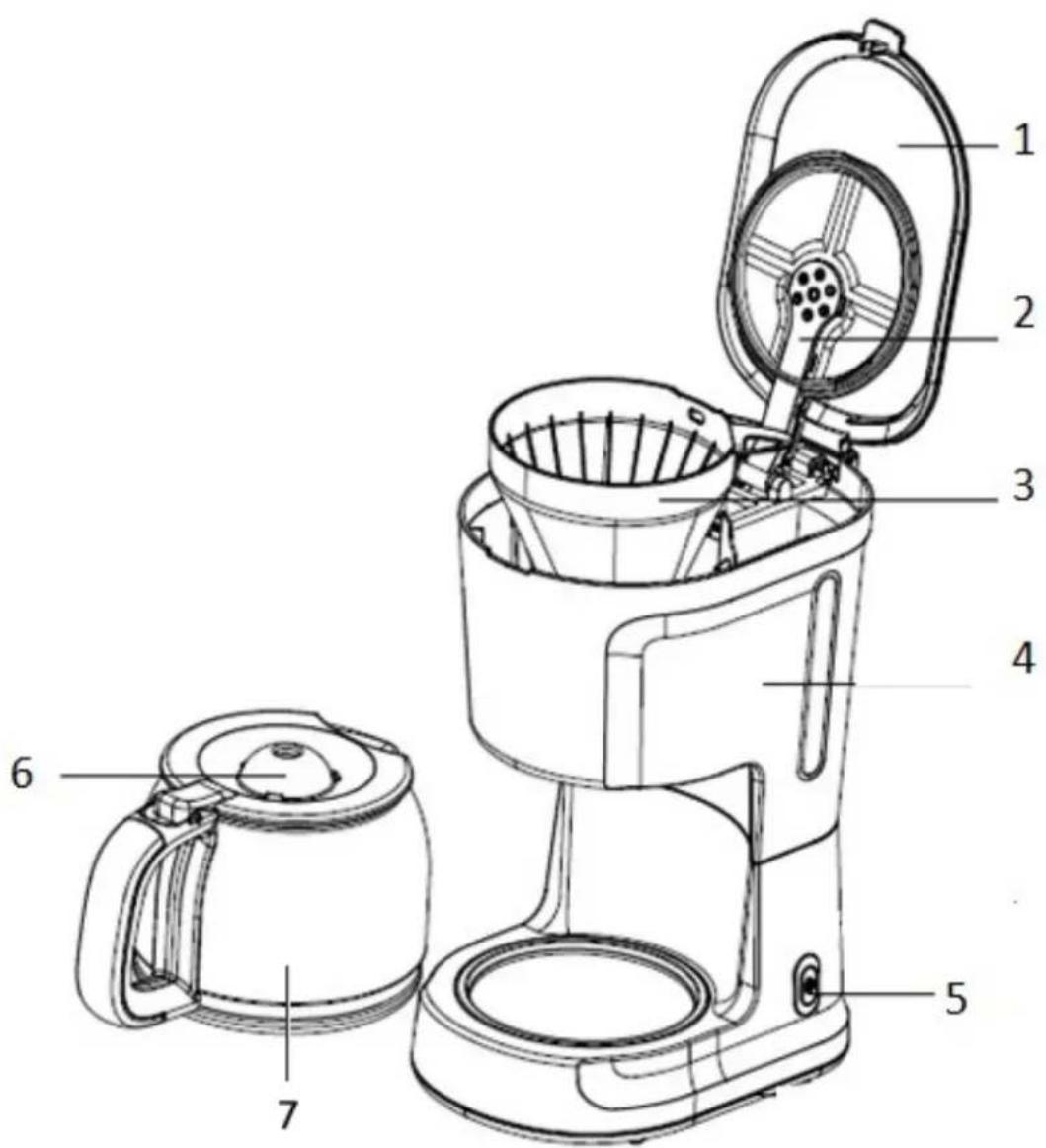 Exquisit KA 6502 sw - Scope of delivery/ components - 1