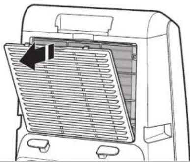 AMANA AMAP121AB-2 - Removing the Upper Air Filter - 1