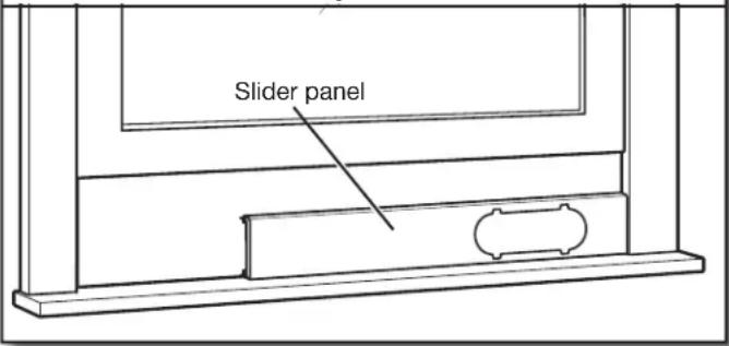 AMANA AMAP121AB-2 - Install Window Slider Panel - 1
