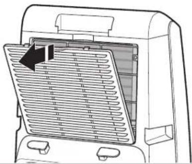 AMANA AMAP121AB-2 - Retirer le filtre à air supérieur - 1