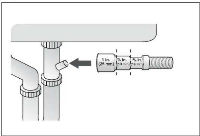 BERTAZZONI DW24T3IXV - DRAIN HOSE CONNECTION - 4