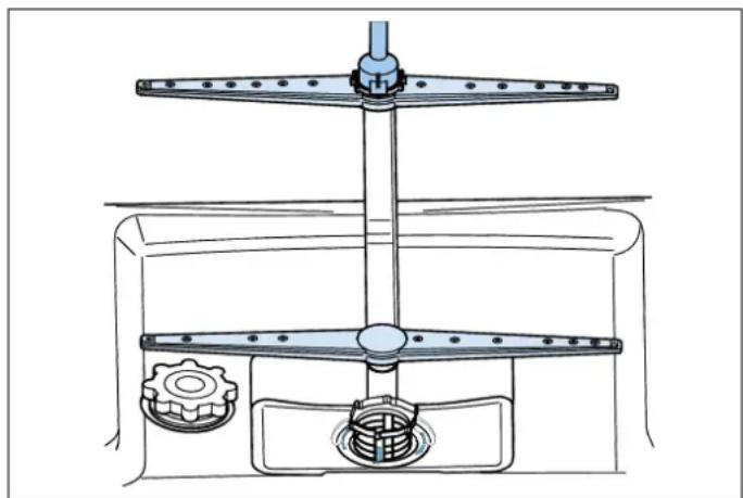 BERTAZZONI DW24T3IXV - SPRAY ARMS - 1