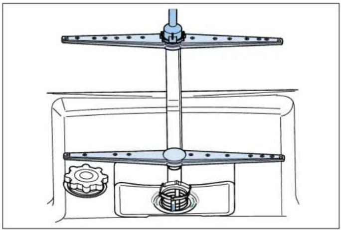 BERTAZZONI DW24T3IXV - BRAS D'ASPERSION - 1