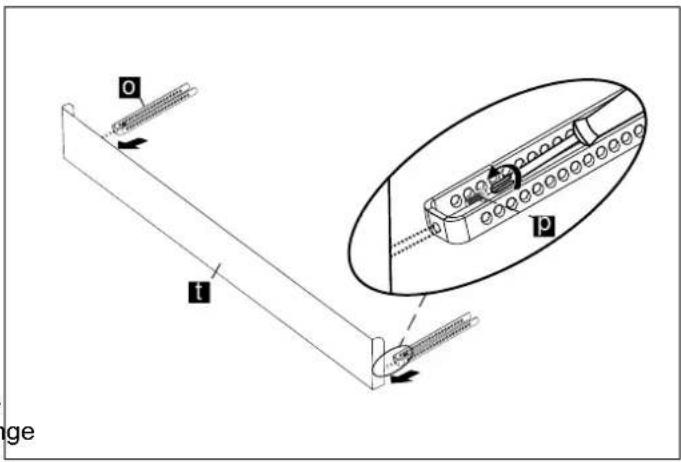 BERTAZZONI DW24T3IXT - RÉGLAGE DE LA PLINTHE COUP-DE-PIED AMOVIBLE (SELON LE MODÈLE) - 1