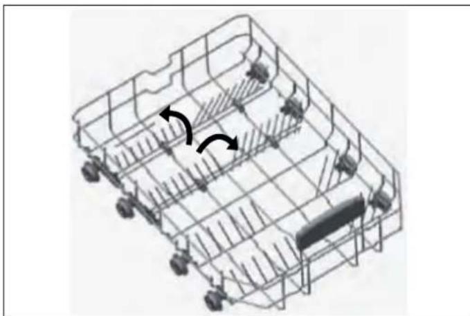 BERTAZZONI DW24T3IXT - LOWER BASKET FOLDING TINES - 2