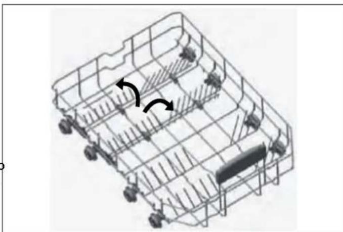 BERTAZZONI DW18S2IPV - LOWER BASKET FOLDING TINES - 2