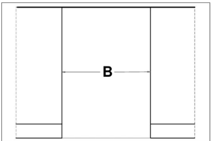 BERTAZZONI DW18S2IPV - CUTOUT DIMENSIONS - 2
