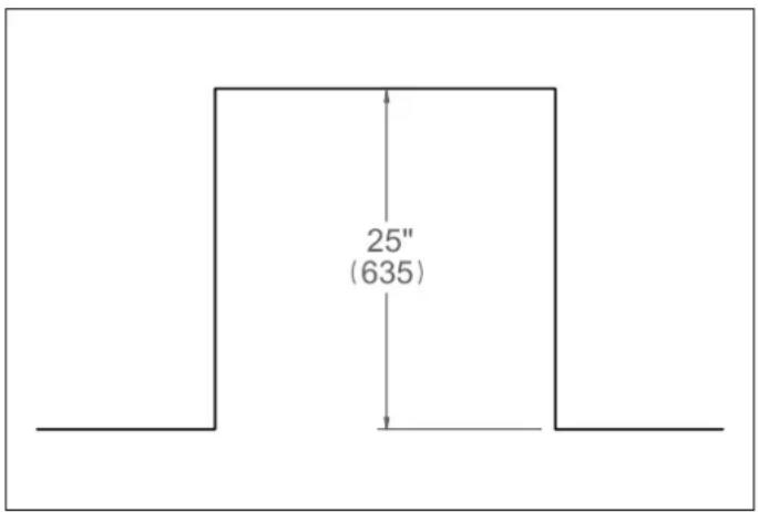 BERTAZZONI DW18S2IPV - CUTOUT DIMENSIONS - 1