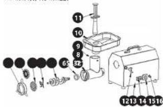 Royal Catering RC-MM480 - AVANT LA MISE EN SERVICE, LES INSTRUCTIONS D'UTILISATION DOIVENT ÊTRE LUES ET COMPRISES DE FAÇON PRÉCISE. - 10