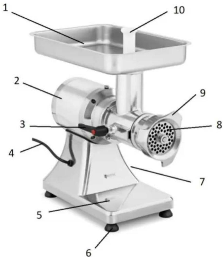 Royal Catering RCFW 221PRO - Opis urządzenia - 1