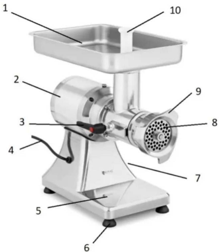 Royal Catering RCFW 221PRO - Popis zařízení - 1