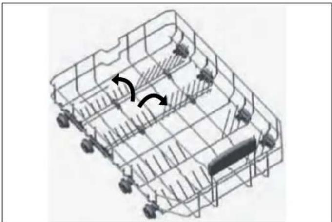 BERTAZZONI DW18S2IXV - UPPER BASKET FOLDING TINES AND ÉTAGÈRES - 4