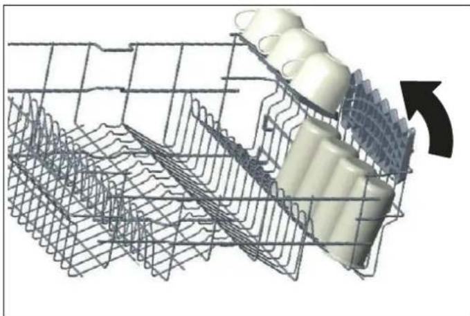 BERTAZZONI DW18S2IXV - UPPER BASKET FOLDING TINES AND ÉTAGÈRES - 3