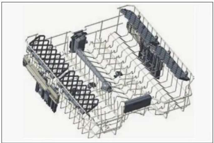 BERTAZZONI DW18S2IXV - 1) Regulación de altura con carga (según modelo) - 1
