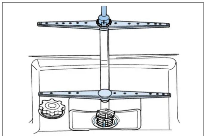 BERTAZZONI DW18S2IXV - SPRAY ARMS - 1