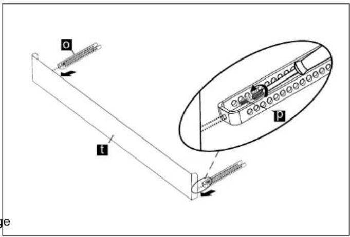 BERTAZZONI DW18S2IXV - RÉGLAGE DE LA PLINTHE COUP-DE-PIED AMOVIBLE (SELON LE MODÈLE) - 1