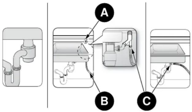 BERTAZZONI DW18S2IXV - PLUMBING REQUIREMENTS - 1