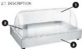 Royal Catering RCCD-RC-01 - AVANT LA MISE EN SERVICE, LES INSTRUCTIONS D'UTILISATION DOIVENT ÊTRE LUES ET COMPRISES DE FAÇON PRÉCISE. - 3