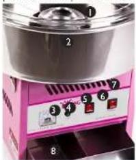 Royal Catering RCZC-1200XL - STRUCTURE DE L'APPAREL - 1