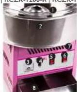 Royal Catering RCZK-1200E - STRUKTURA URZADZENIA - 1