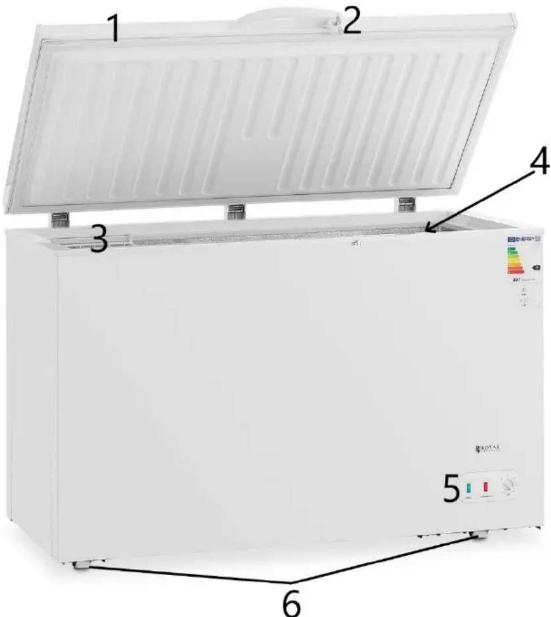 Royal Catering RCFZ-255 - Beschreibung des Geräts - 1