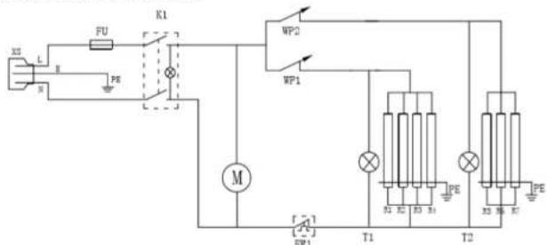 Royal Catering RCHG-5E - DIAGRAMA DE CIRCUITO - 1