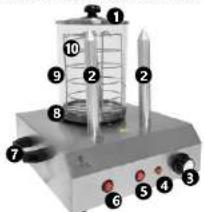 Royal Catering RCHW-350-2 - MONTAGE DE L'APPAREIL - 1