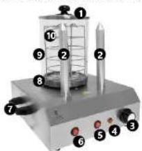 Royal Catering RCHW-350-2 - PLATZIERUNG DES GERÄTES - 1