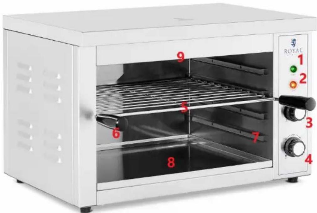 Royal Catering RCPES-340 - Description - 1