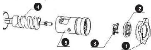 Royal Catering RCFW-120PRO - Nota: Para volver a montar los modelos RCFW 120PRO/RCFW 220PRO/RCFW 220EXPERT siga los diagramas indicados: - 1