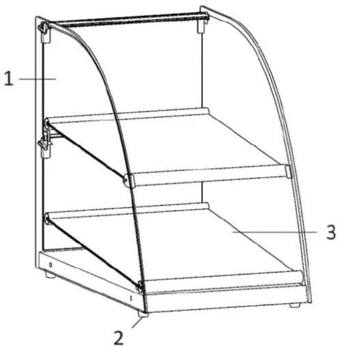 Royal Catering RCKV-01-N - Rakenne ja osat - 1