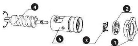 Royal Catering RCFW-220EXPERT - NB: To remount the RCFW 120PRO/RCFW 220PRO/RCFW 220EXPERTfollows the above diagrams: - 1