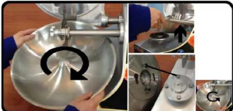 Royal Catering RCBC-5V3 - Assembly/disassembly and positioning of the dish - 1