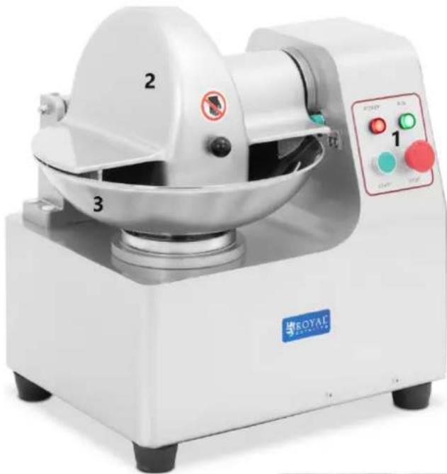 Royal Catering RCBC-5V3 - Beskrivning av apparaten - 1
