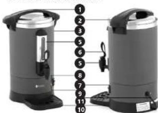 Royal Catering RC-WBDWTC6GO - AVANT LA MISE EN SERVICE, LES INSTRUCTIONS D'UTILISATION DOIVENT ÊTRE LUES ET COMPRISES DE FAÇON PRÉCISE. - 1