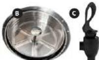 Royal Catering RC-WBDWTC6GO - VOR INBETRIEBNAHME MUSS DIE ANLEITUNG GENAU DURCHGELESEN UND VERSTANDEN WERDEN. - 4
