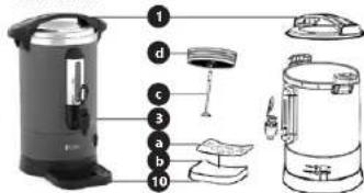Royal Catering RC-WBDWTC6GO - AVANT LA MISE EN SERVICE, LES INSTRUCTIONS D'UTILISATION DOIVENT ÊTRE LUES ET COMPRISES DE FAÇON PRÉCISE. - 2