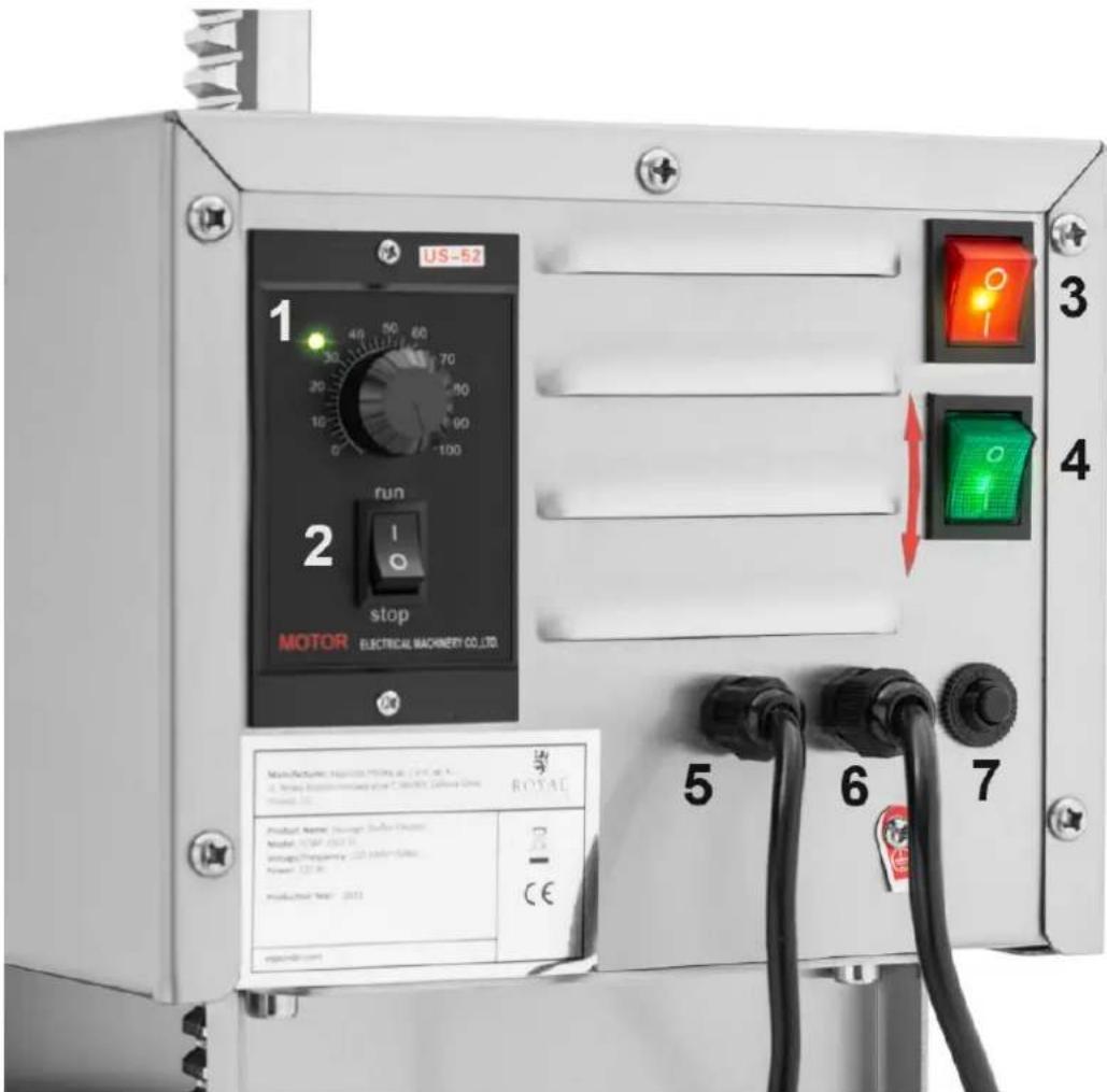 Royal Catering RCWF-10LE-EL - Beschrijving van het apparaat - 2